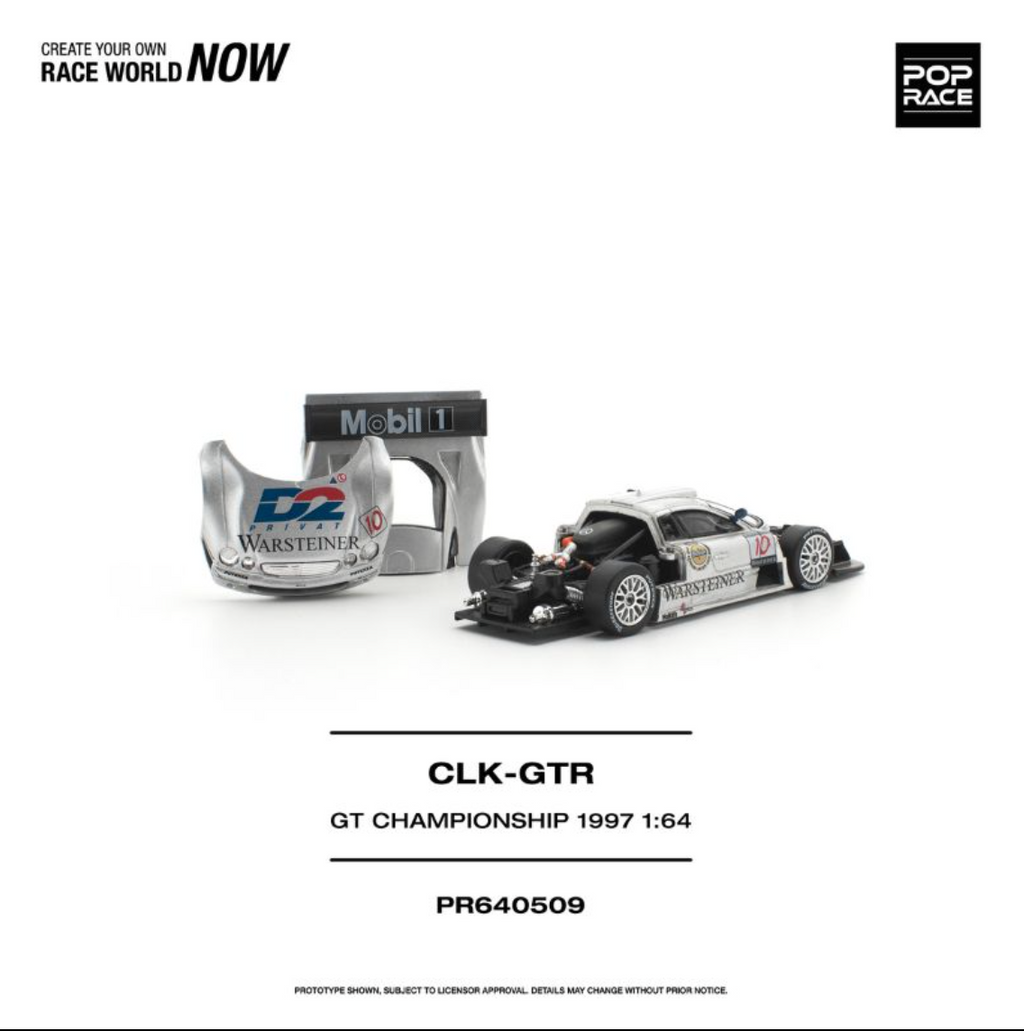 (Pre-Order) Mercedes-Benz AMG CLK GTR FIA GT Championship 1997 -  Pop Race PR640509