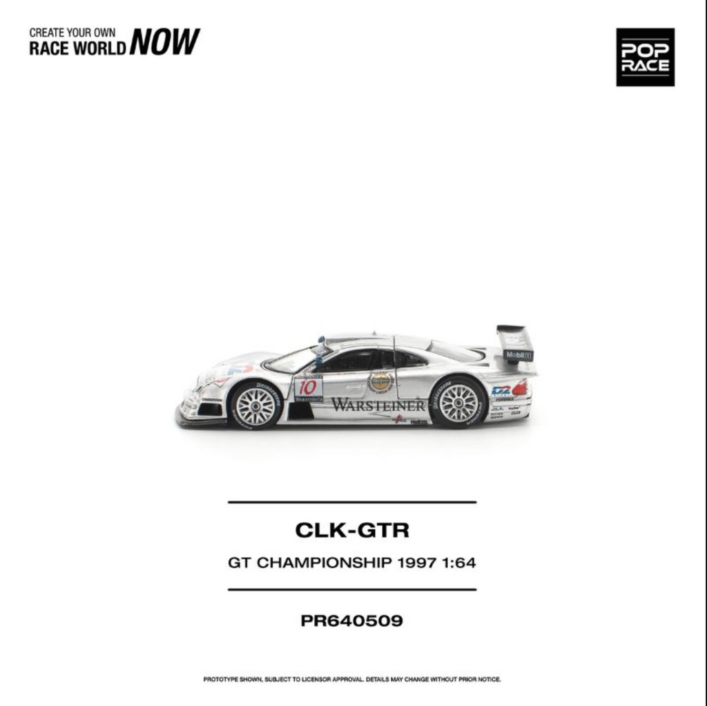 (Pre-Order) Mercedes-Benz AMG CLK GTR FIA GT Championship 1997 -  Pop Race PR640509