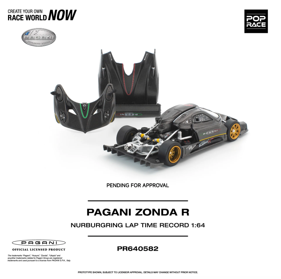 (Pre-Order) PAGANI ZONDA R NURBURGRING LAP TIME RECORD