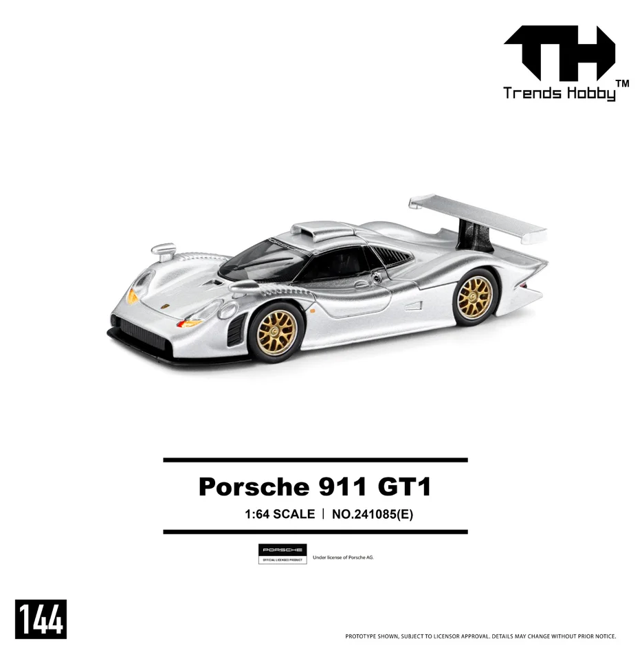 (Pre-Order)Porsche 911 GT1 (Metallic Silver)-241085(E)