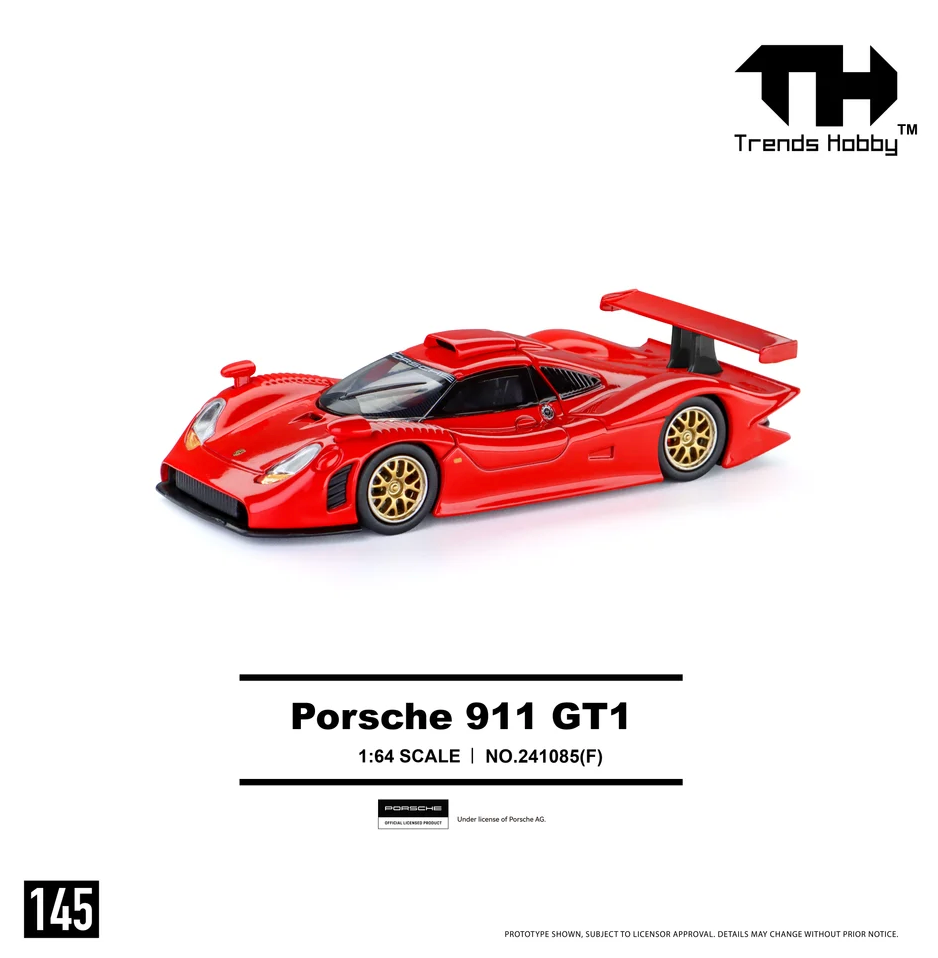 (Pre-Order)Porsche 911 GT1 (Red) - 241085(F)