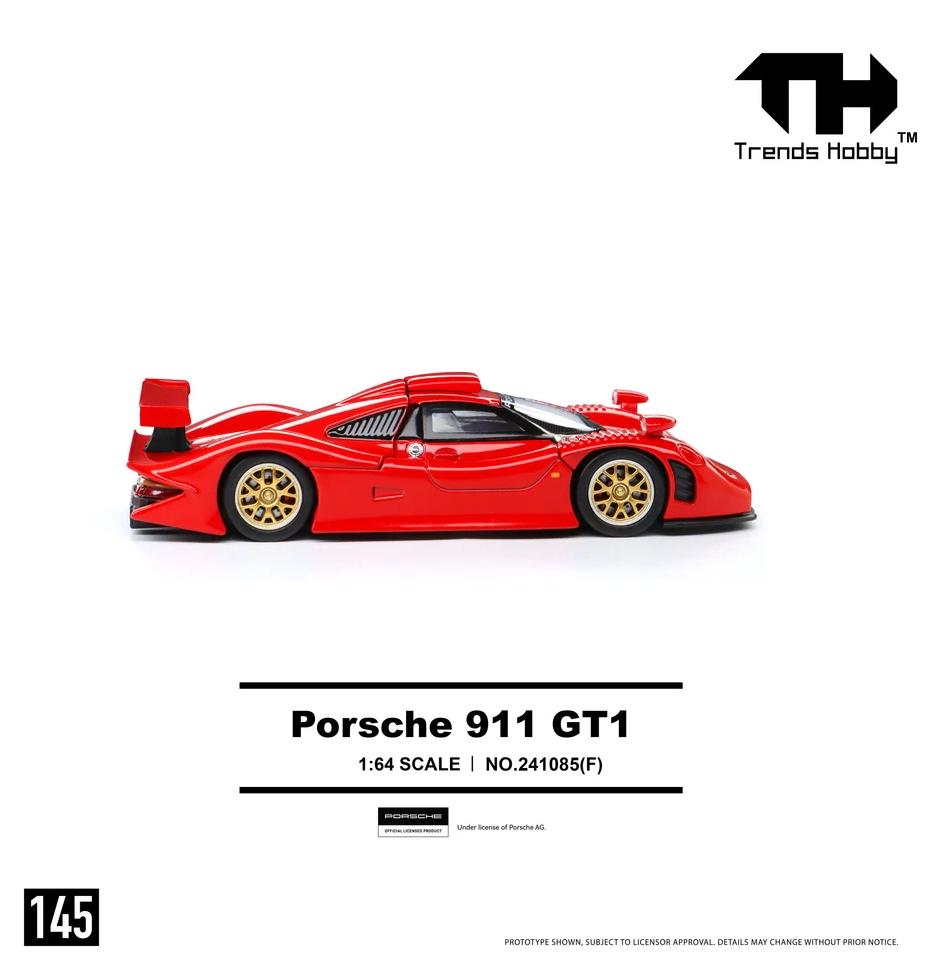 (Pre-Order)Porsche 911 GT1 (Red) - 241085(F)