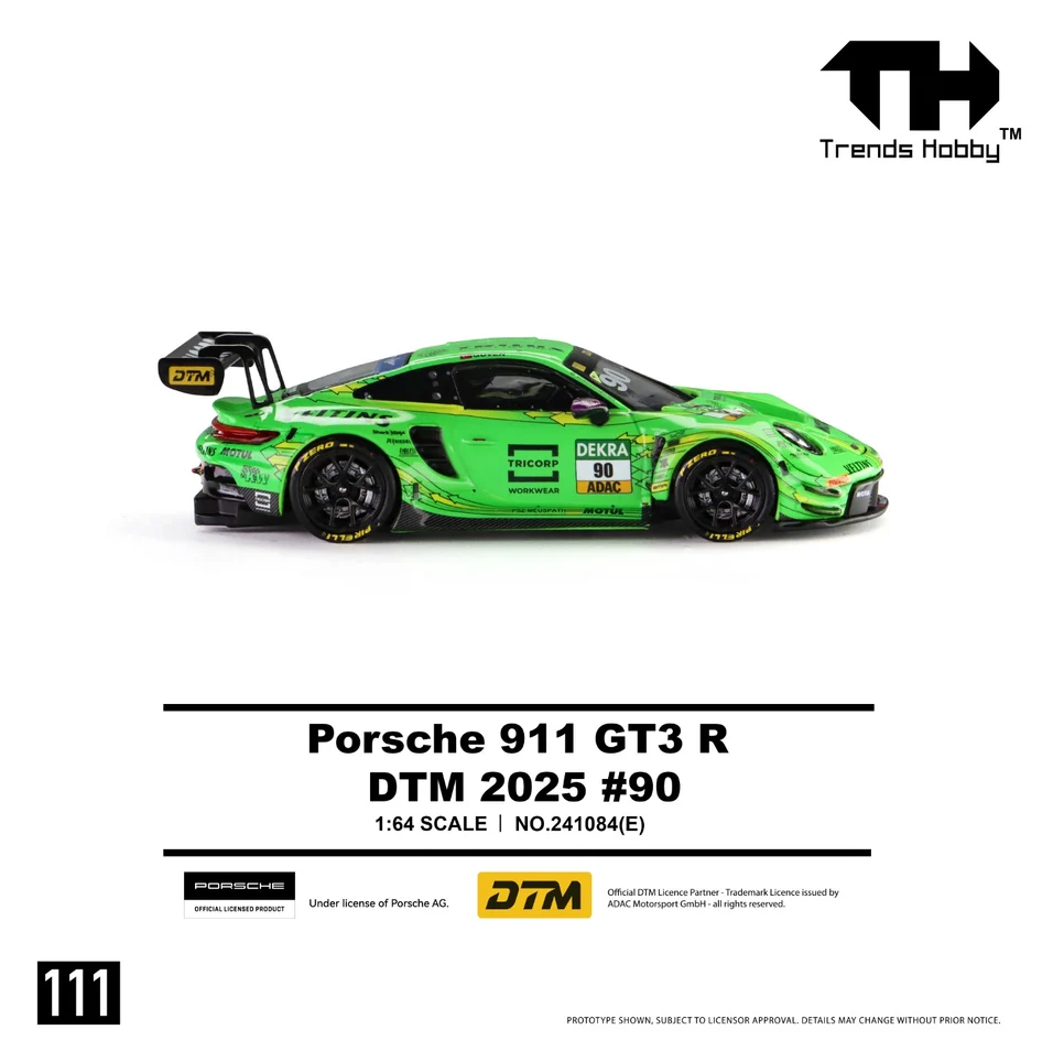 (Pre-Order) Porsche 911 GT3 R DTM 2025 #90 Green