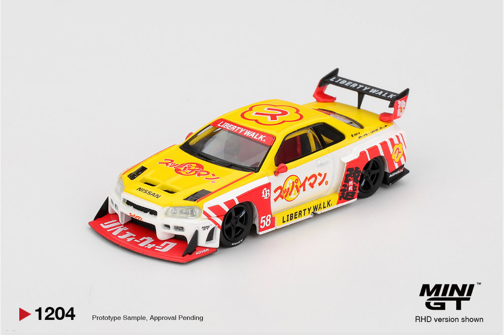 Nissan LB-ER34 Super Silhouette SKYLINE Suppaiman Okinawa #1204 [BOX]