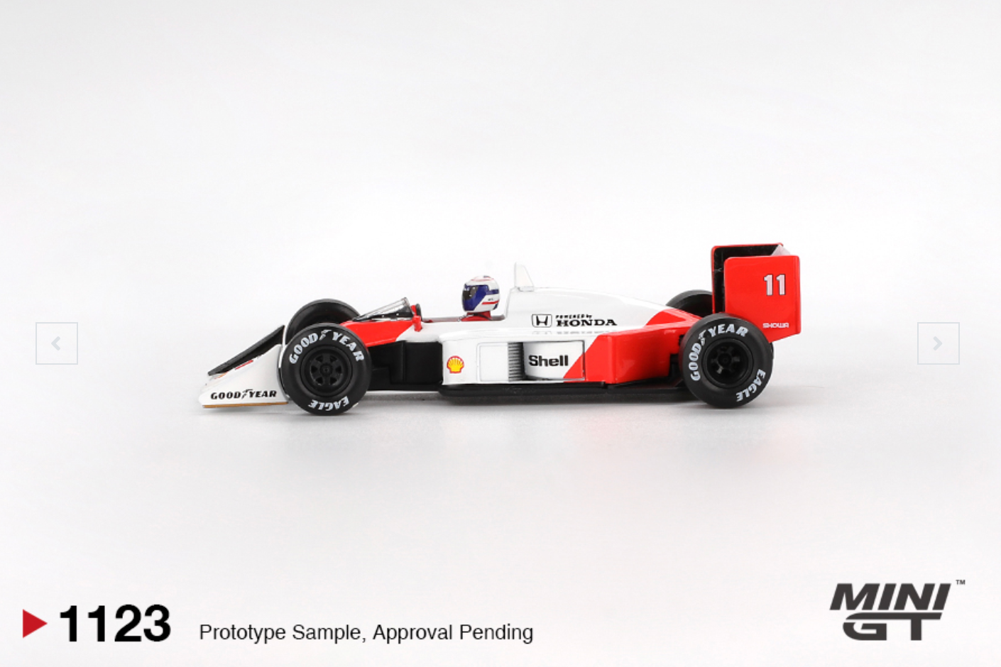 McLaren MP4/4 #11 Alain Prost 1988 Japanese Grand Prix 2nd Place #1123 [BOX]