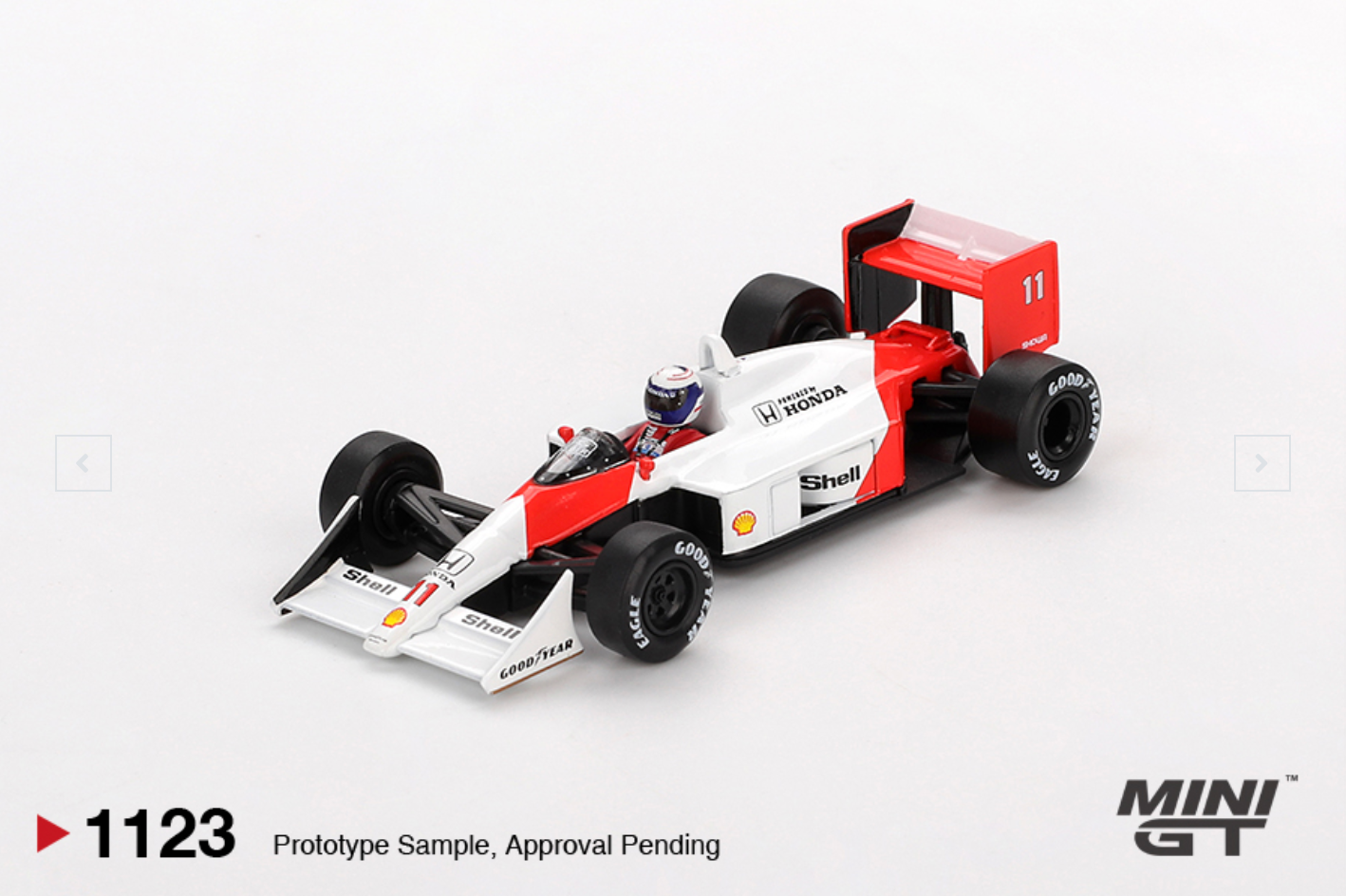McLaren MP4/4 #11 Alain Prost 1988 Japanese Grand Prix 2nd Place #1123 [BOX]
