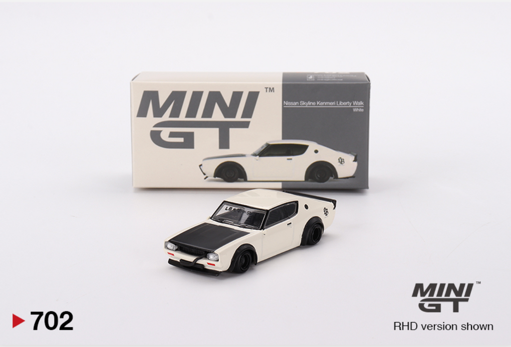 (Pre-Order) Nissan Skyline Kenmeri Liberty Walk White [BOX] #702