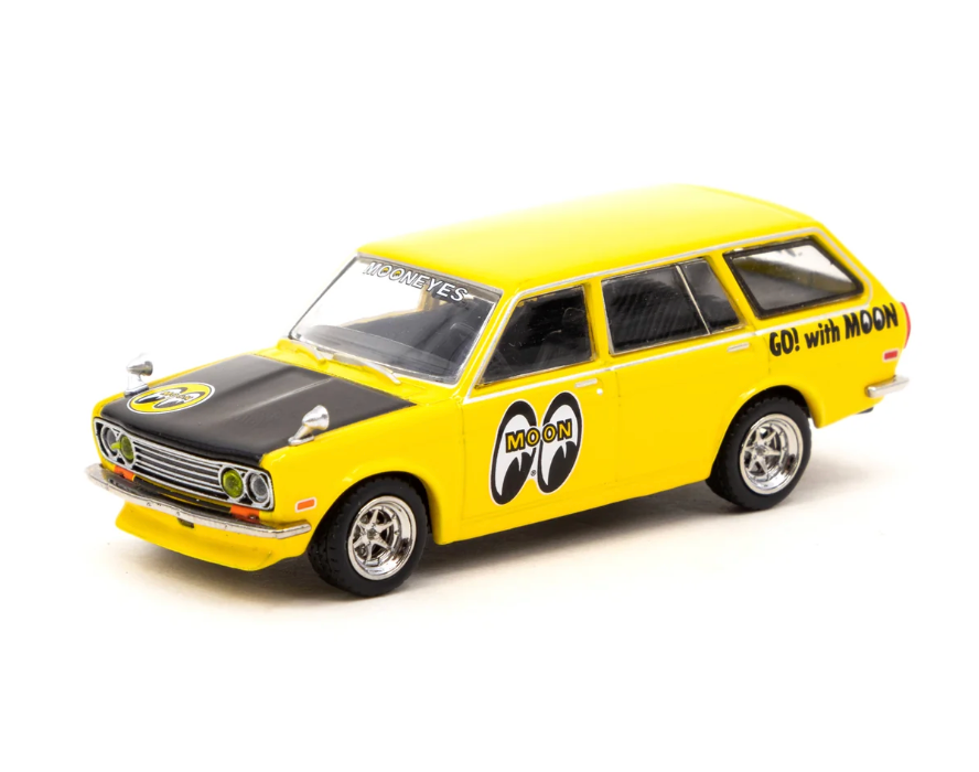 (Pre-Order) Datsun Bluebird 510 Wagon MOONEYES - MIJO Special Edition - Tarmac Works GLOBAL64
