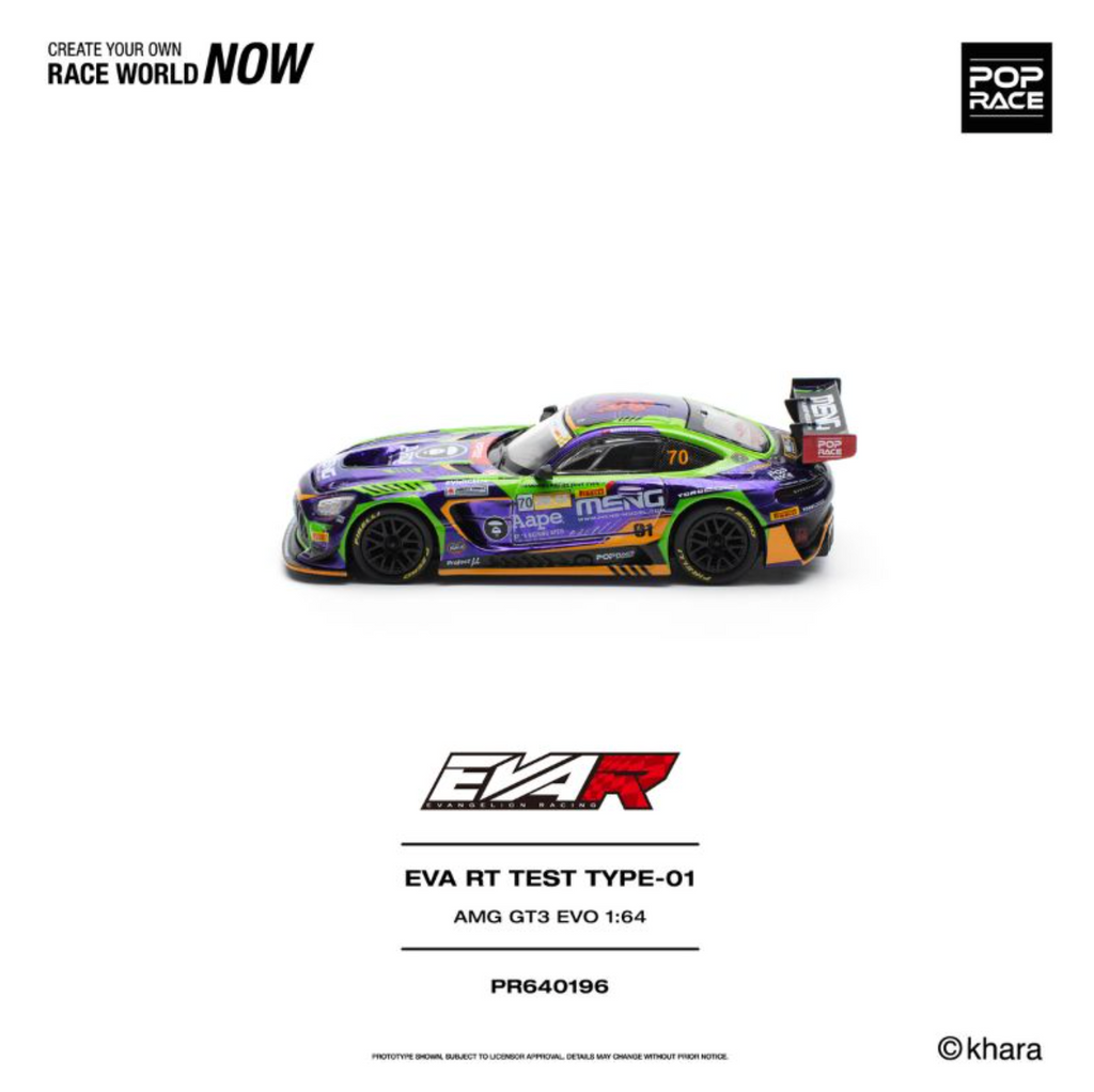 (Pre-Order) Pop Race EVA RT Test Type-01 AMG GT3 Evo Macau GP 2023 - PR640196