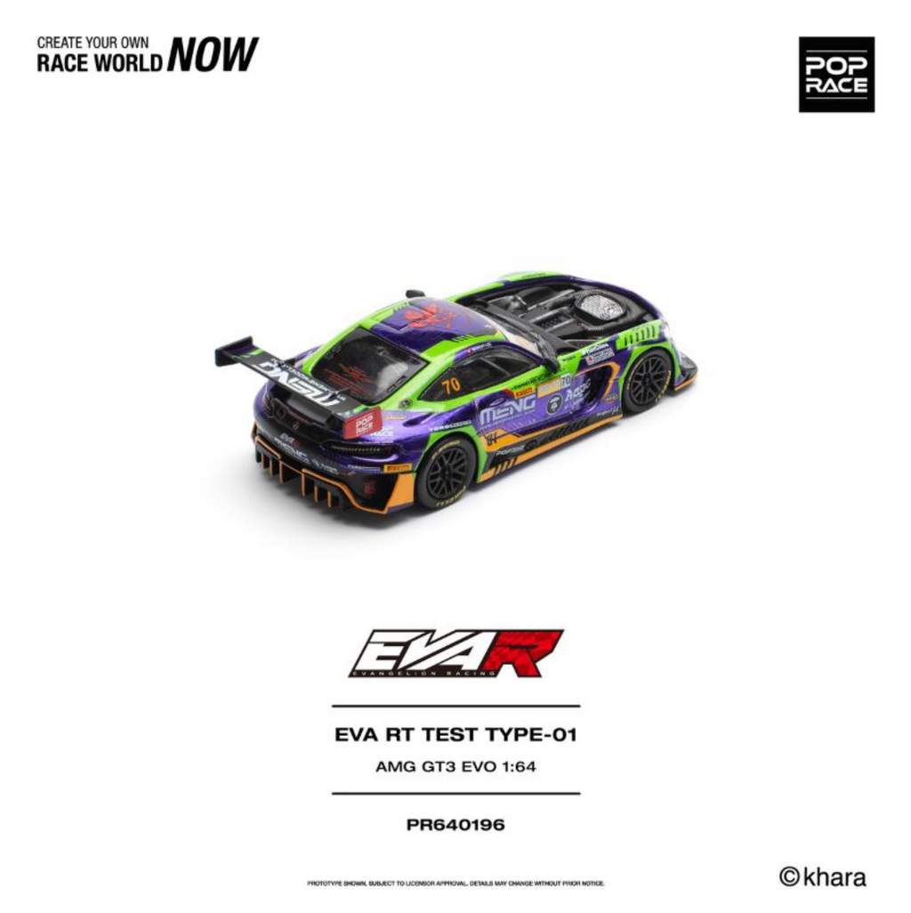 (Pre-Order) Pop Race EVA RT Test Type-01 AMG GT3 Evo Macau GP 2023 - PR640196