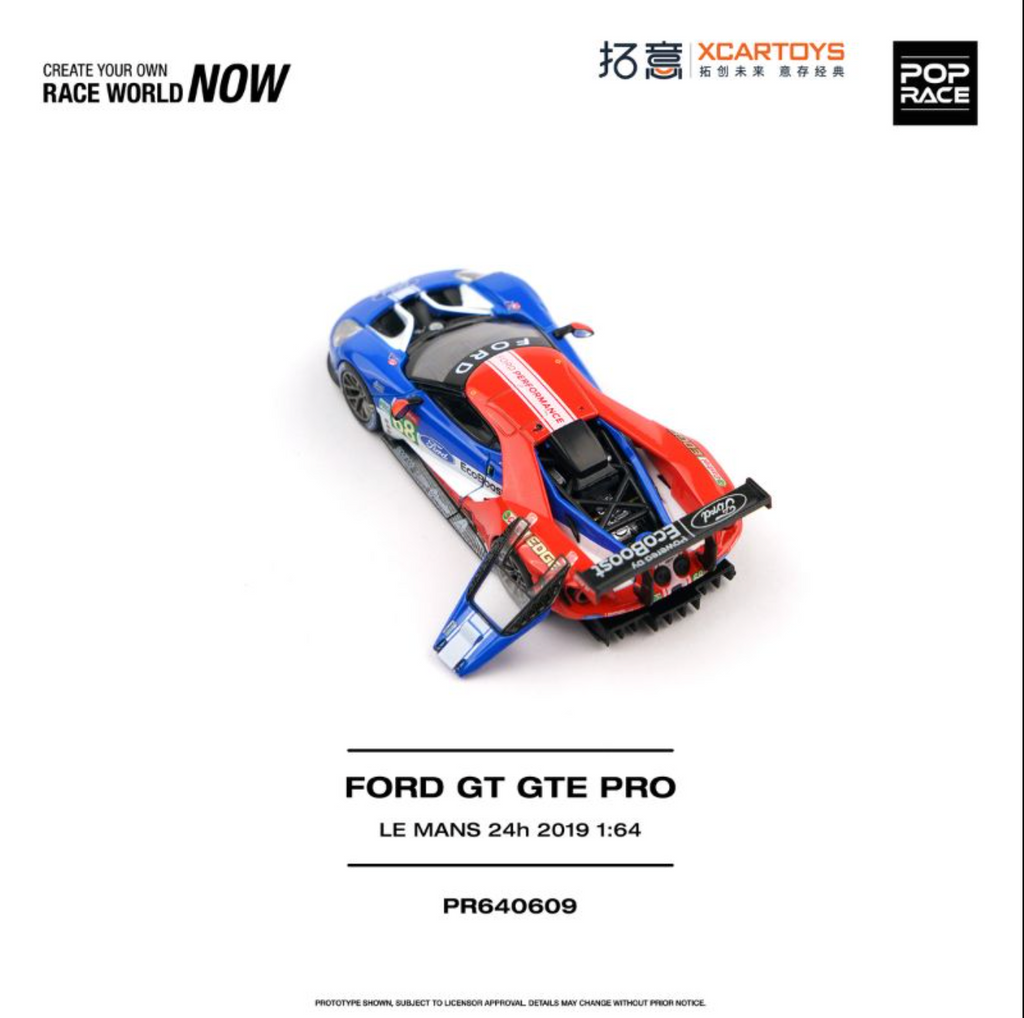 (Pre-Order) Pop Race Ford GT GTE Pro Le Mans 24H 2019 - PR640609