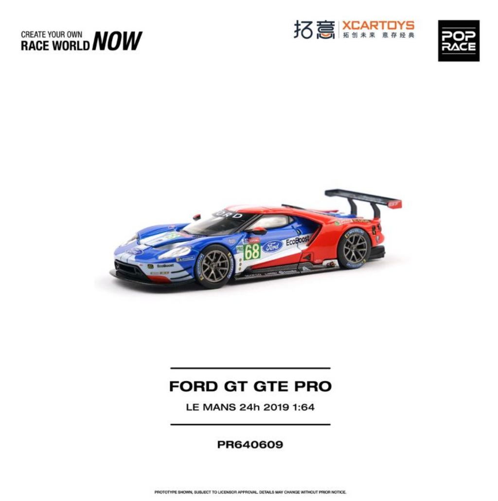 (Pre-Order) Pop Race Ford GT GTE Pro Le Mans 24H 2019 - PR640609