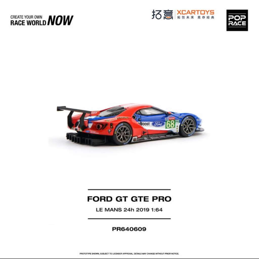 (Pre-Order) Pop Race Ford GT GTE Pro Le Mans 24H 2019 - PR640609