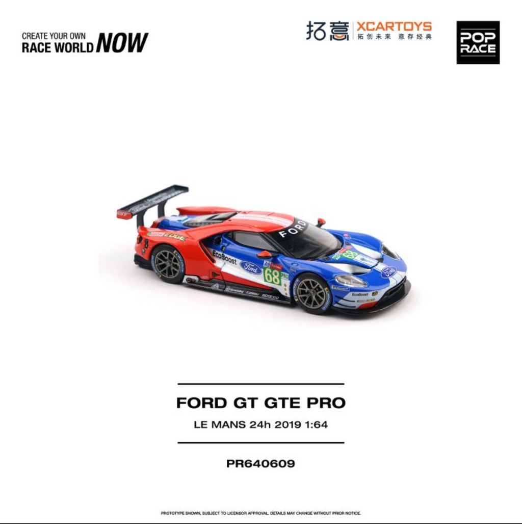 (Pre-Order) Pop Race Ford GT GTE Pro Le Mans 24H 2019 - PR640609