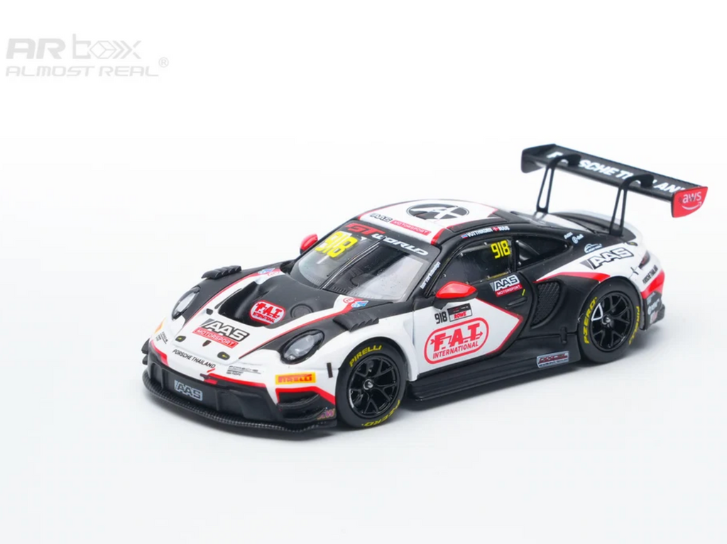 (Pre-Order) Porsche 911 GT3 R 2026 GT World Challenge Asia Sepang Absolute Racing #918 - AR Box