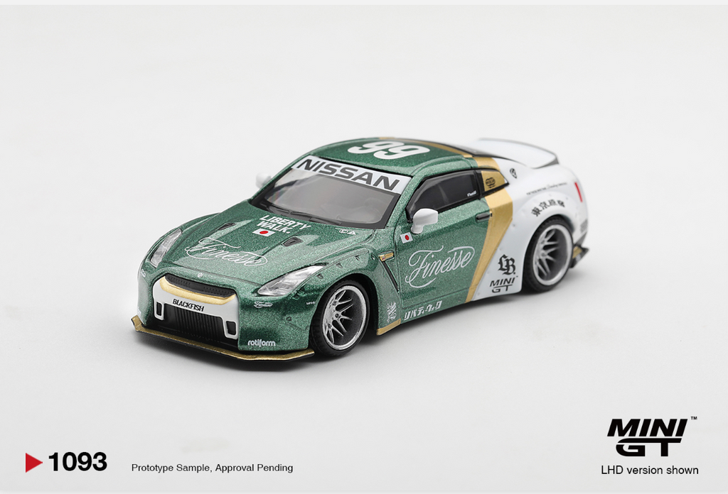 (Pre-Order)Nissan GT-R (R35) LB★WORKS Type 1, Custom Ducktail Auto Finesse #1093 [BOX]