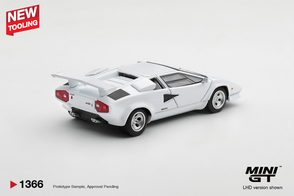 (Pre-Order) Lamborghini Countach LP500S White #1366 [BOX]