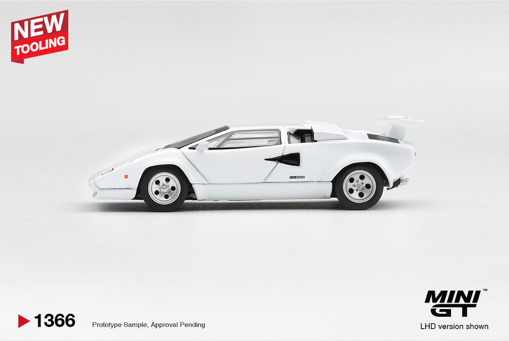 (Pre-Order) Lamborghini Countach LP500S White #1366 [BOX]