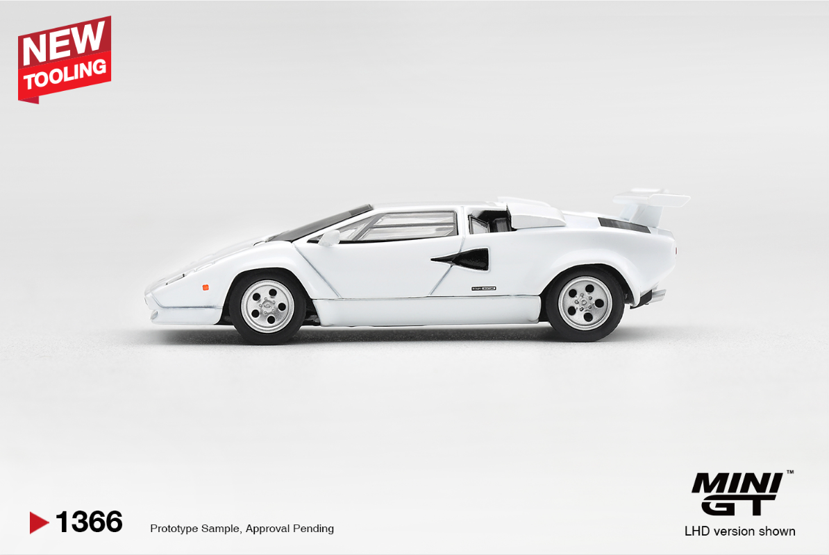 (Pre-Order) Lamborghini Countach LP500S White #1366 [BOX]