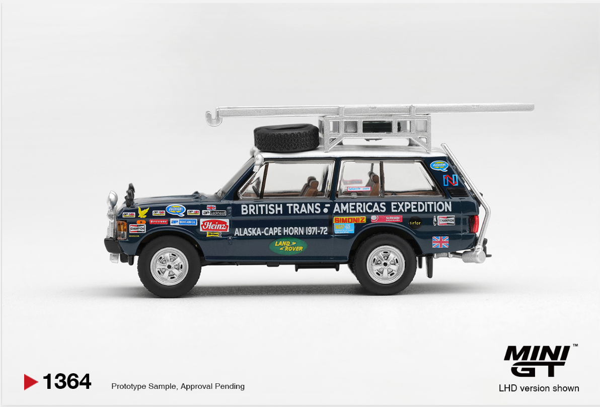 (Pre-Order) Range Rover 1971 British Trans-Americas Expedition (VXC-765K) #1364 [BOX]