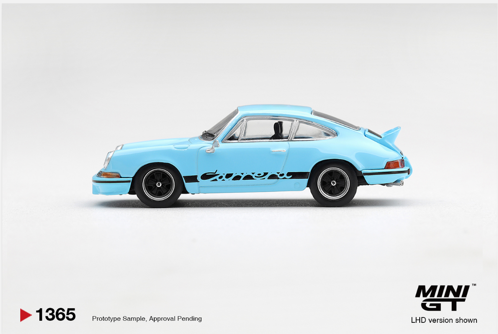 (Pre-Order) Porsche 911 Carrera RS 2.7 Gulf Blue with Black Livery #1365 [BOX]