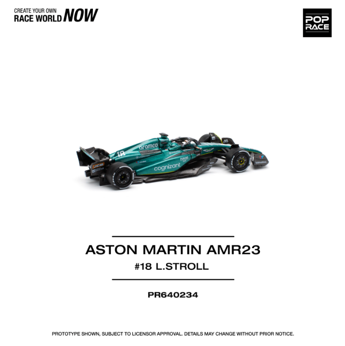 Aston Martin ARAMCO AMR23 Lance Stroll (#18) - PR640234
