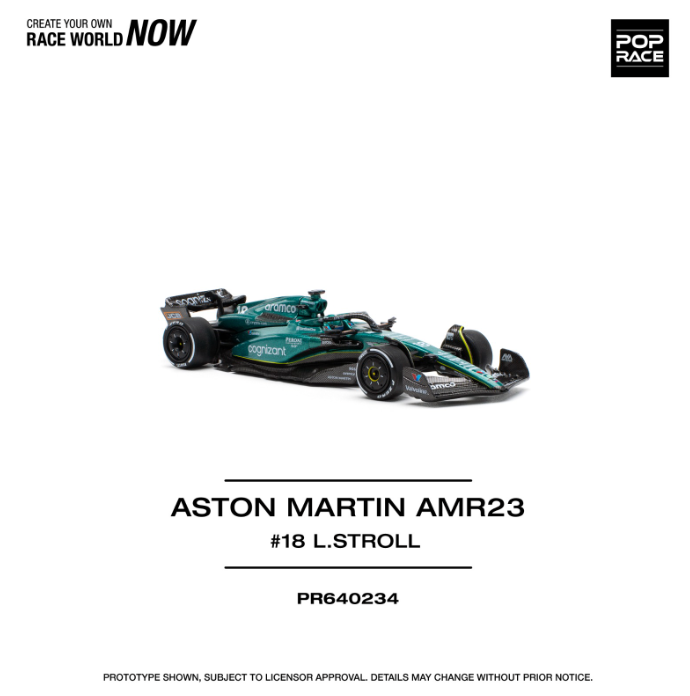 Aston Martin ARAMCO AMR23 Lance Stroll (#18) - PR640234