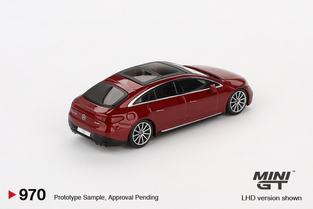 Mercedes-Benz EQS 580 4MATIC Red Metallic #970 [Blister]