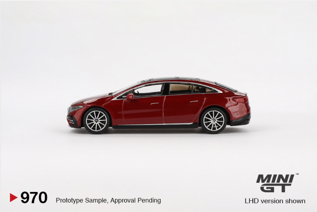 Mercedes-Benz EQS 580 4MATIC Red Metallic #970 [Blister]