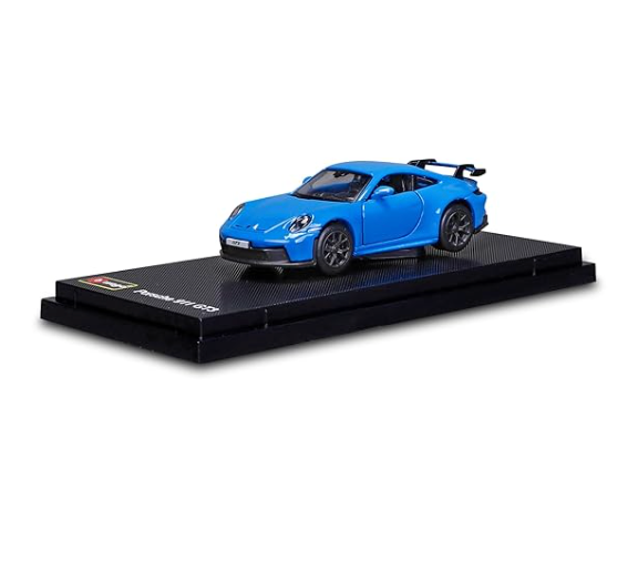 Porsche 911 GT3 with acrylic case -Bburago 1/64