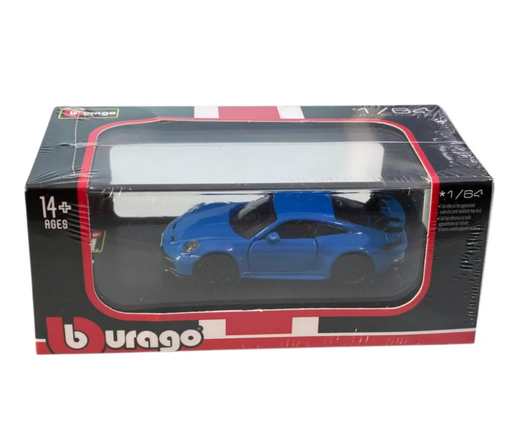 Porsche 911 GT3 with acrylic case -Bburago 1/64