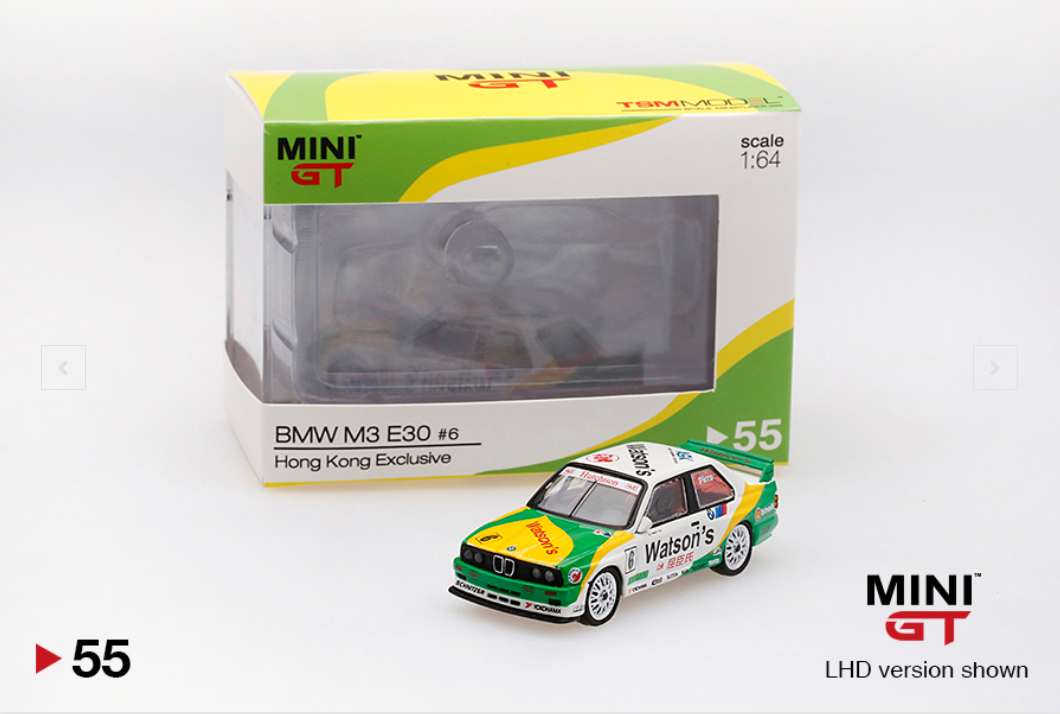 (Pre-Order) BMW M3 (E30) #6 1991 Guia Race of Macau Winner #55 [Hong Kong Exclusive]