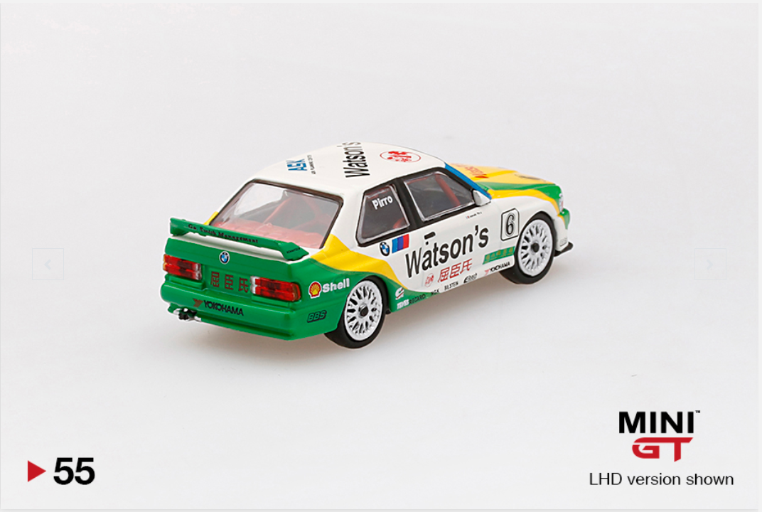 (Pre-Order) BMW M3 (E30) #6 1991 Guia Race of Macau Winner #55 [Hong Kong Exclusive]