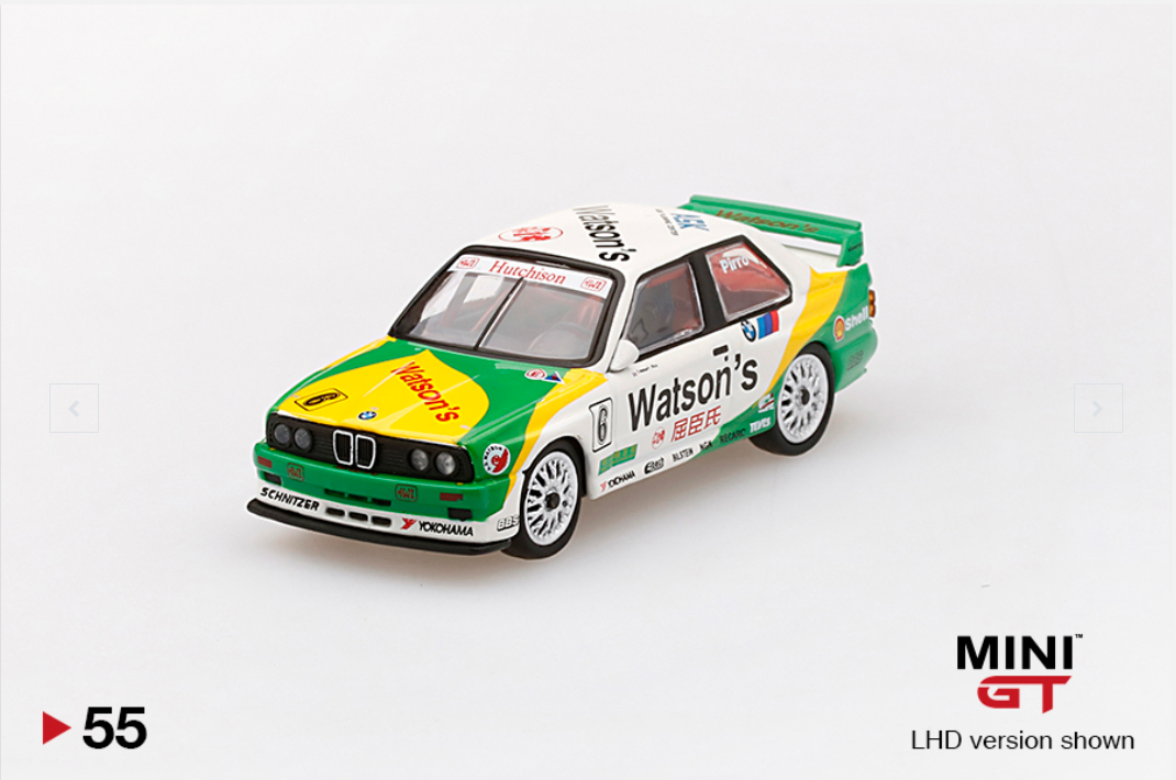 (Pre-Order) BMW M3 (E30) #6 1991 Guia Race of Macau Winner #55 [Hong Kong Exclusive]