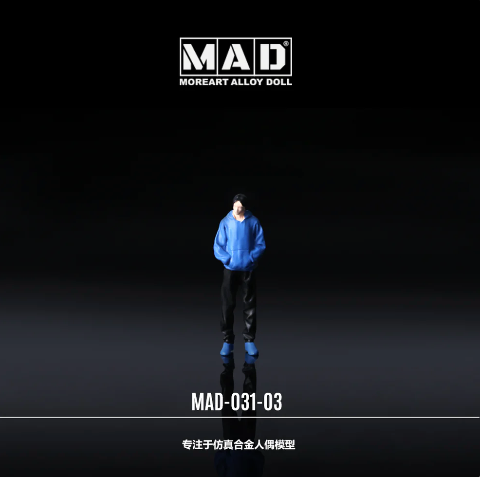 Hands-in-Pockets Boy Figurine (3 Variants)-MAD by MoreArts (MAD023)