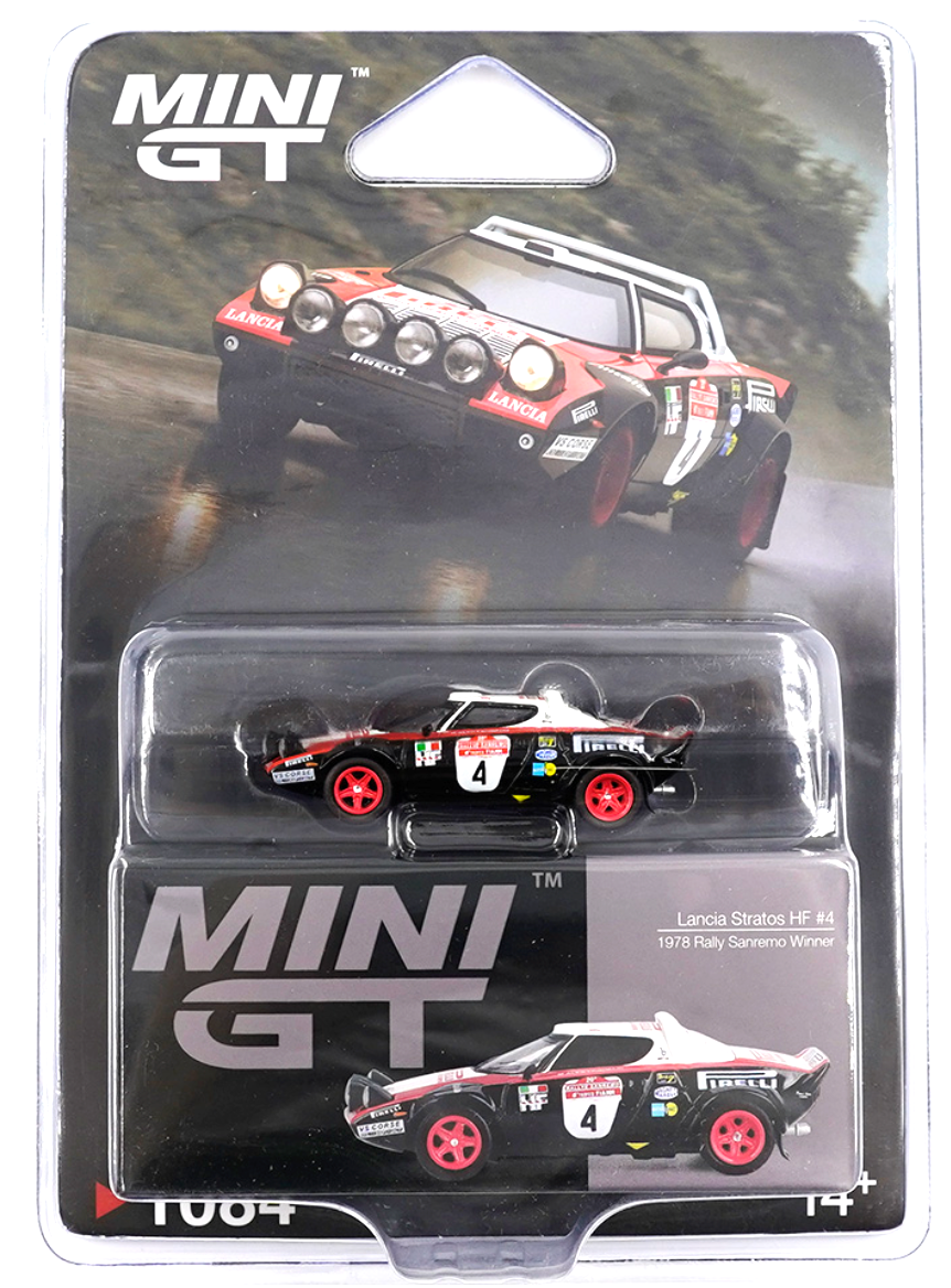 Lancia Stratos HF #4 1978 Rally Sanremo Winner (Blister Version) #1084