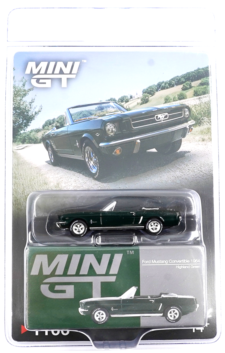 Ford Mustang Convertible 1964 Highland Green (Blister Version) #1166