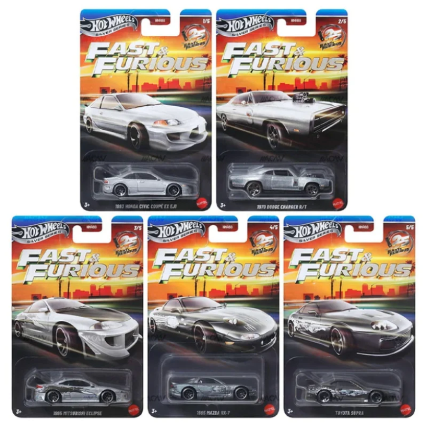 [MRP Combo] Fast and Furious Silver series 2026 & '07 Honda Civic Type R Team Transport